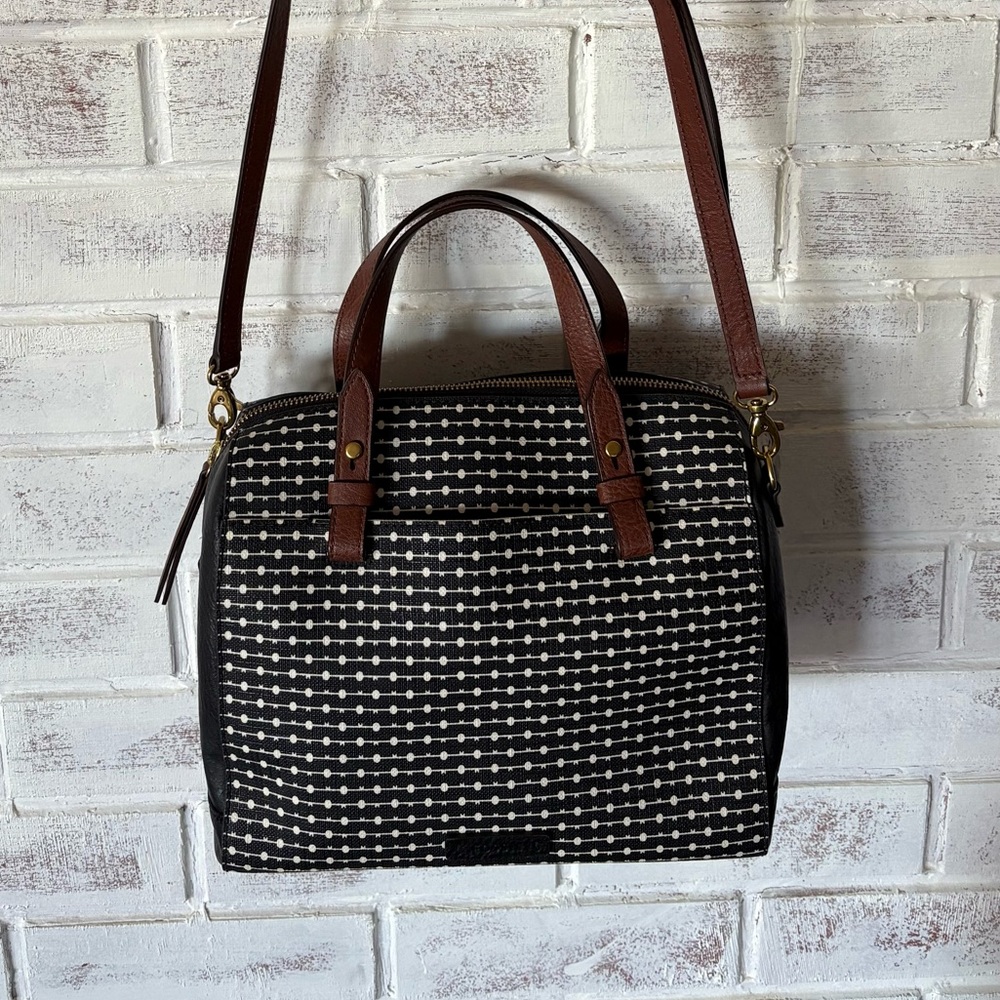 FOSSIL | Brown and Black Patterned Women's Bag